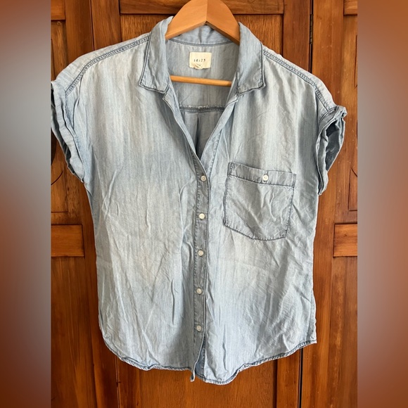 Stitch Fix Women’s Small Hayford One Pocket Chambray ID:23 - Picture 1 of 3